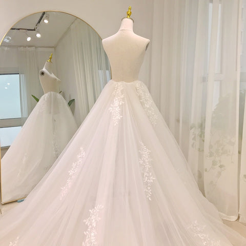 Image of Shirlis 4 Layers Detachable Wedding Lace Train Only.-FrenzyAfricanFashion.com