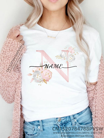 Image of Personalized Custom Name Bridesmaid Team Bride Maid of Honor T-shirt Girl Bridal Bachelorette Party Gifts Wedding Cloth-FrenzyAfricanFashion.com