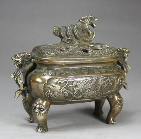 Image of Pure copper incense burner crafts antique ornaments-FrenzyAfricanFashion.com