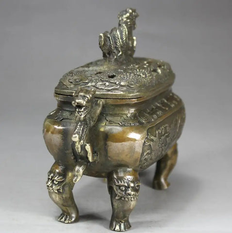 Image of Pure copper incense burner crafts antique ornaments-FrenzyAfricanFashion.com