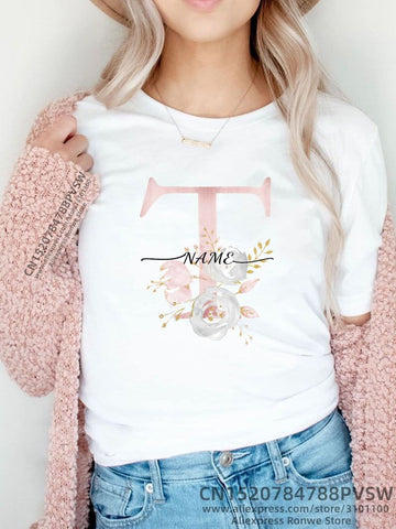 Image of Personalized Custom Name Bridesmaid Team Bride Maid of Honor T-shirt Girl Bridal Bachelorette Party Gifts Wedding Cloth-FrenzyAfricanFashion.com