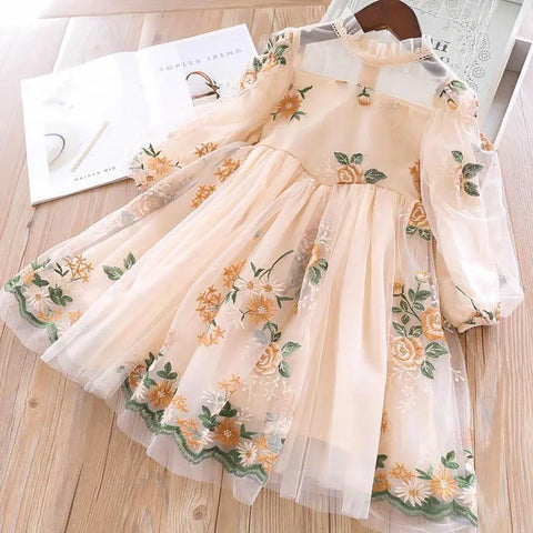 Image of Flower Girls Wedding Party Princess Dress-FrenzyAfricanFashion.com