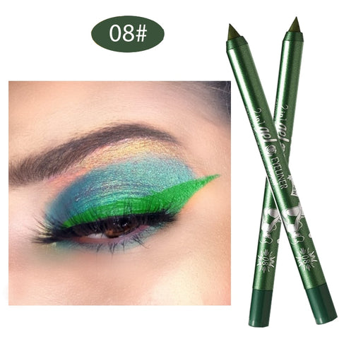 Image of Long Lasting Eyeliner Pencil Colourful Pigment Waterproof Blue Black White Color Gel Eye Liner Pen Makeup Eye Beauty Cosmetics-FrenzyAfricanFashion.com