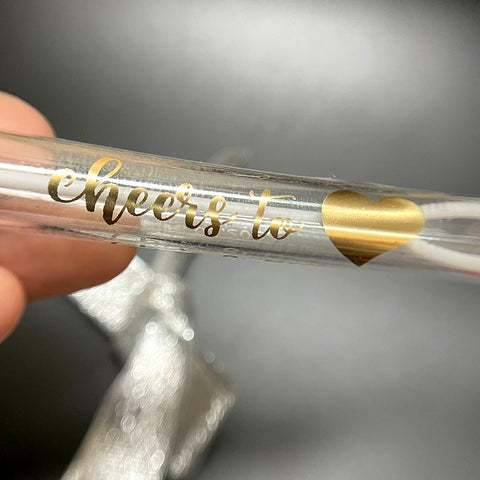 Image of Custom Transparent Labels, Wedding Labels-FrenzyAfricanFashion.com