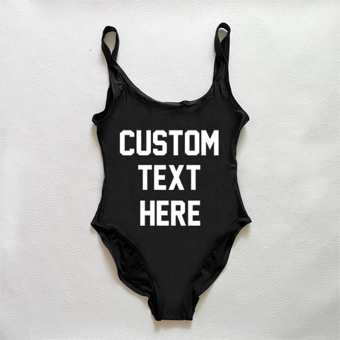 Image of CUSTOM New One Piece Swimsuit Bikini Plus Size-FrenzyAfricanFashion.com