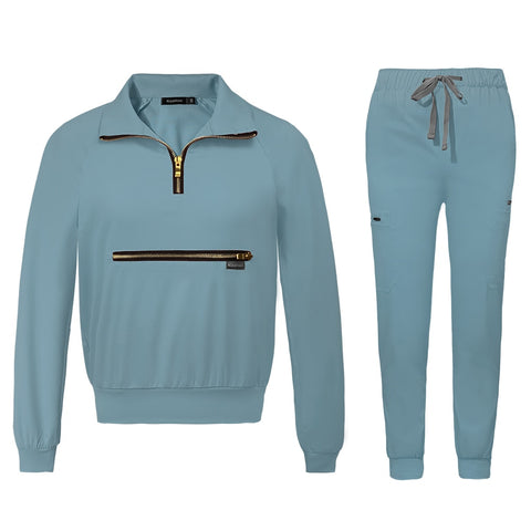 Image of Scrubs Set Uniform Long Sleeved Medical Hospital Veterinary Nurse Uniforms-FrenzyAfricanFashion.com