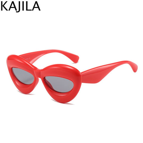 Image of Oversized Square Sunglasses Women Big Frame Rectangle Ladies Shades Eyewear-FrenzyAfricanFashion.com