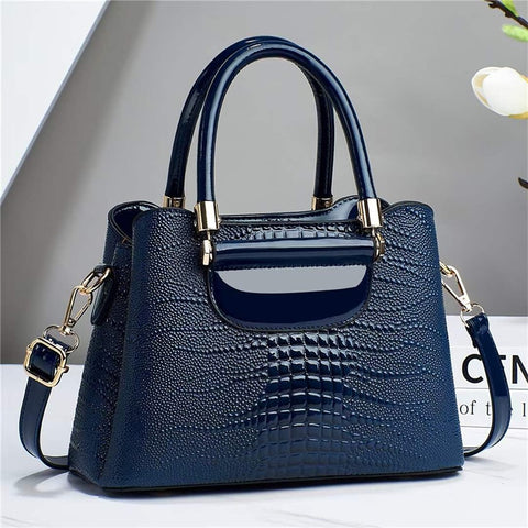 Image of Fashion Shoulder Bag For Women PU Leather Handbag Adjustable Shoulder Strap Large Capacity Tote Messenger Bag-FrenzyAfricanFashion.com
