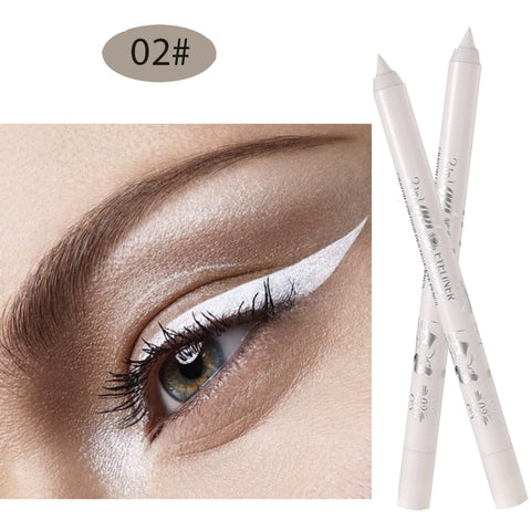 Image of Long Lasting Eyeliner Pencil Colourful Pigment Waterproof Blue Black White Color Gel Eye Liner Pen Makeup Eye Beauty Cosmetics-FrenzyAfricanFashion.com