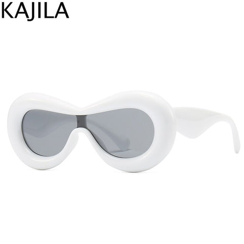 Image of Oversized Square Sunglasses Women Big Frame Rectangle Ladies Shades Eyewear-FrenzyAfricanFashion.com
