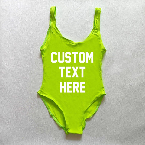Image of CUSTOM New One Piece Swimsuit Bikini Plus Size-FrenzyAfricanFashion.com