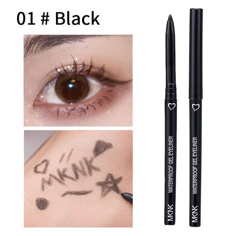 Image of Long Lasting Eyeliner Pencil Colourful Pigment Waterproof Blue Black White Color Gel Eye Liner Pen Makeup Eye Beauty Cosmetics-FrenzyAfricanFashion.com
