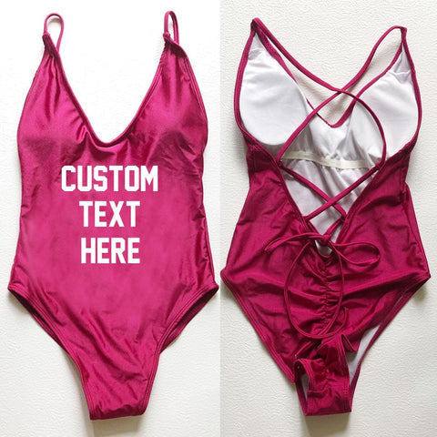 Image of CUSTOM New One Piece Swimsuit Bikini Plus Size-FrenzyAfricanFashion.com