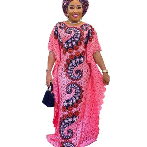 Image of African Lace Dresses Online Women Evening Gown Party Dress-FrenzyAfricanFashion.com