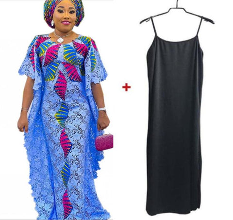 Image of African Lace Dresses Online Women Evening Gown Party Dress-FrenzyAfricanFashion.com