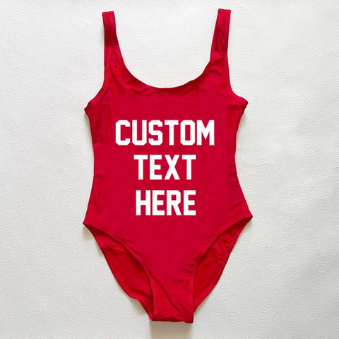 Image of CUSTOM New One Piece Swimsuit Bikini Plus Size-FrenzyAfricanFashion.com