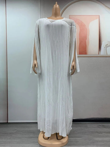 Image of Chiffon Dresses Women Loose Boubou Dubai African Abayas-FrenzyAfricanFashion.com