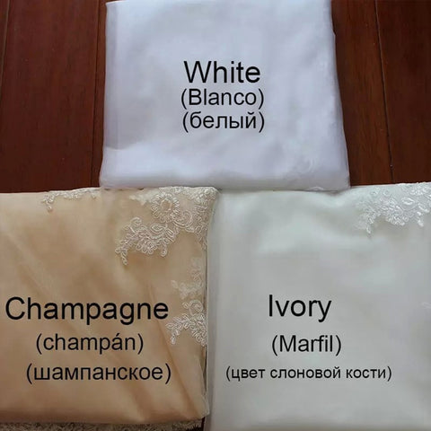 Image of Illusion O-Neck Applique Wedding Dress Plus Size Beach Bridal Gown Lace Up Backless-FrenzyAfricanFashion.com