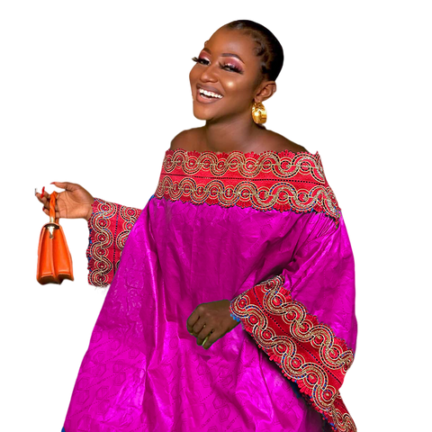 Image of Women Traditional African Evening Dress-FrenzyAfricanFashion.com