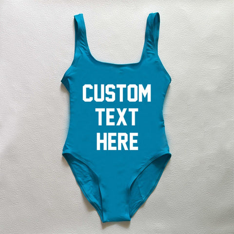 Image of CUSTOM New One Piece Swimsuit Bikini Plus Size-FrenzyAfricanFashion.com