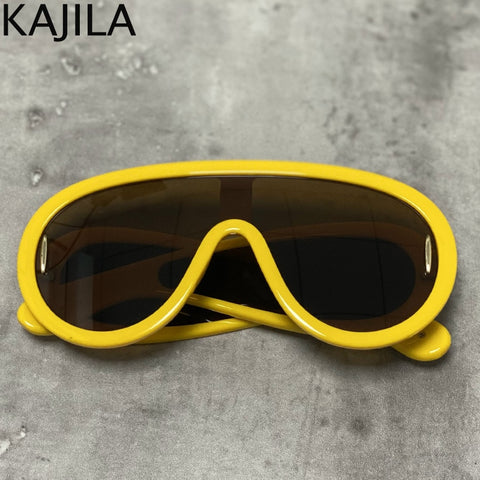 Image of Candy Classy Design Punk Oversize Unisex Sunglasses-FrenzyAfricanFashion.com