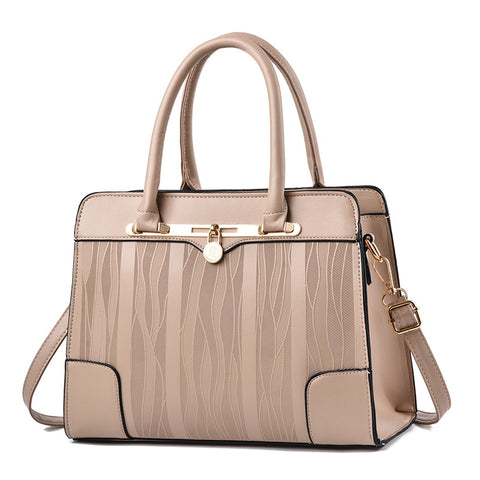 Image of Leather Handbags Women Tote Famous Brand Shoulder Bag-FrenzyAfricanFashion.com