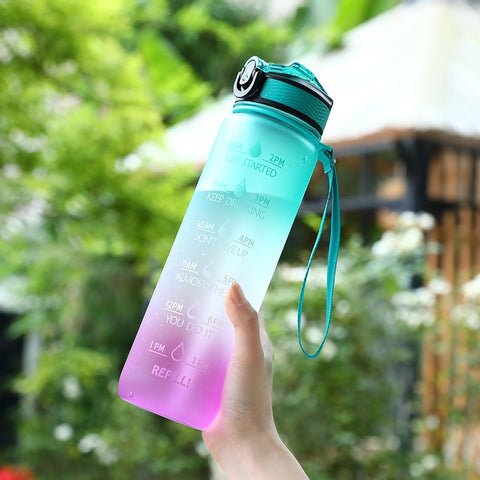 Image of Motivational Sport Water Bottle Fitness Jugs For Kitchen Cups-FrenzyAfricanFashion.com