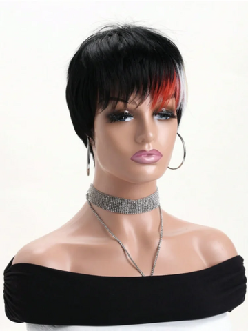 Image of Headband Wig Kinky Straight 26 Inch Kinky Straight Headband Wig Human Hair Glueless Human Hair Wigs Machine Made synthetic-FrenzyAfricanFashion.com