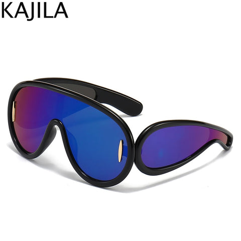 Image of Candy Classy Design Punk Oversize Unisex Sunglasses-FrenzyAfricanFashion.com