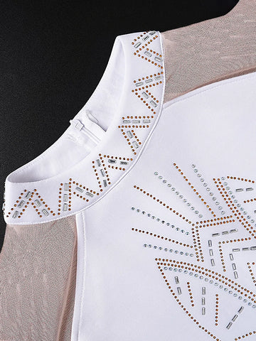 Image of Women Party Prom Evening Dresses Short Sleeve A-line Maxi Wedding Clothing-FrenzyAfricanFashion.com