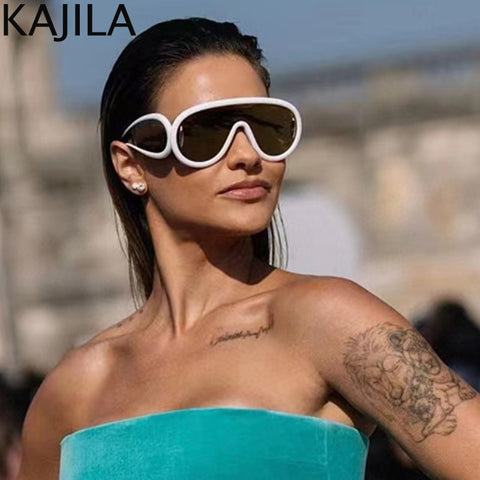 Image of Candy Classy Design Punk Oversize Unisex Sunglasses-FrenzyAfricanFashion.com