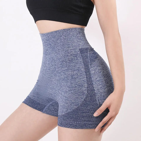 Image of Sexy Booty Push Up Sport Yoga Women Seamless Spandex Running Cycling Shorts-FrenzyAfricanFashion.com