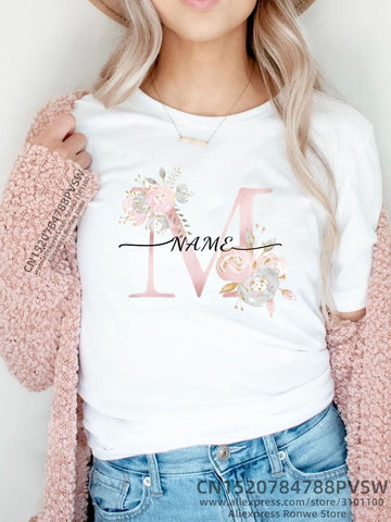 Image of Personalized Custom Name Bridesmaid Team Bride Maid of Honor T-shirt Girl Bridal Bachelorette Party Gifts Wedding Cloth-FrenzyAfricanFashion.com