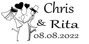 Image of Custom Transparent Labels, Wedding Labels-FrenzyAfricanFashion.com