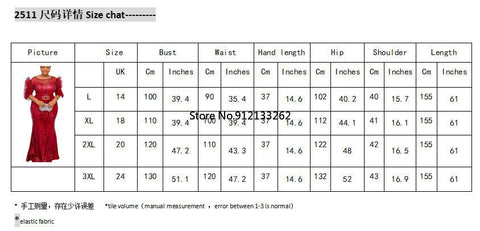 Image of Plus Size Evening Dresses Women African Wedding Party Long Luxury Sequin Gown Bodycon Mermaid Maxi Dress-FrenzyAfricanFashion.com