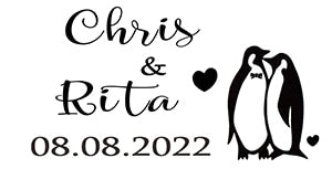 Image of Custom Transparent Labels, Wedding Labels-FrenzyAfricanFashion.com