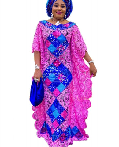 Image of African Lace Dresses Online Women Evening Gown Party Dress-FrenzyAfricanFashion.com