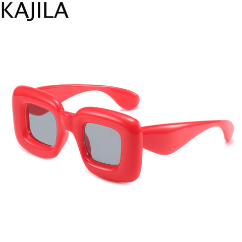 Image of Oversized Square Sunglasses Women Big Frame Rectangle Ladies Shades Eyewear-FrenzyAfricanFashion.com