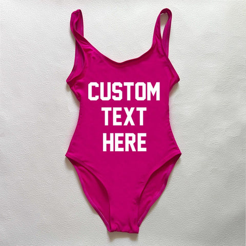 Image of CUSTOM New One Piece Swimsuit Bikini Plus Size-FrenzyAfricanFashion.com