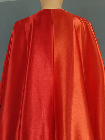 Image of Abayas Women Dubai Fashion Dress Caftan Marocain Evening Party Satin Boubou-FrenzyAfricanFashion.com