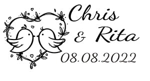 Image of Custom Transparent Labels, Wedding Labels-FrenzyAfricanFashion.com