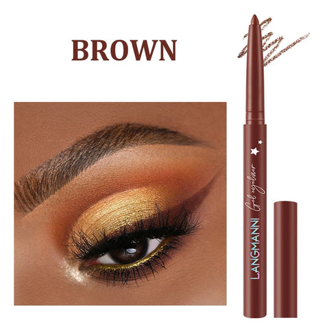 Image of Long Lasting Eyeliner Pencil Colourful Pigment Waterproof Blue Black White Color Gel Eye Liner Pen Makeup Eye Beauty Cosmetics-FrenzyAfricanFashion.com