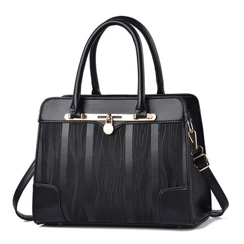 Image of Leather Handbags Women Tote Famous Brand Shoulder Bag-FrenzyAfricanFashion.com