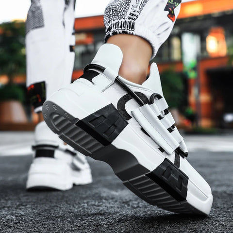 Image of four seasons men's personality walk breathable board shoes non-slip-FrenzyAfricanFashion.com