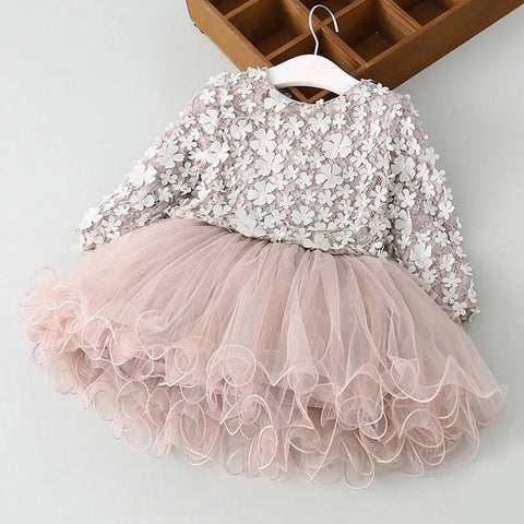 Image of Flower Girls Wedding Party Princess Dress-FrenzyAfricanFashion.com