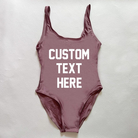 Image of CUSTOM New One Piece Swimsuit Bikini Plus Size-FrenzyAfricanFashion.com