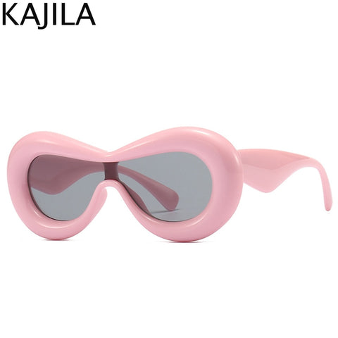 Image of Oversized Square Sunglasses Women Big Frame Rectangle Ladies Shades Eyewear-FrenzyAfricanFashion.com
