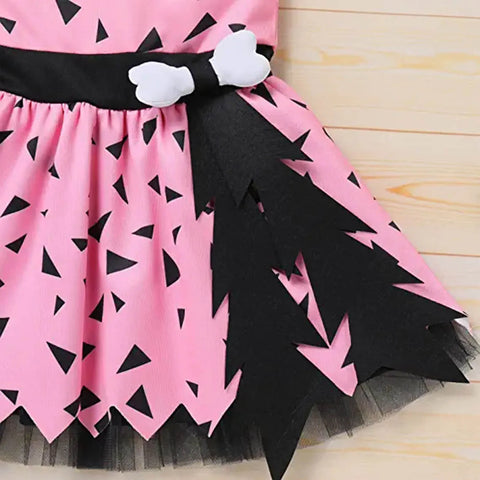Image of Elegant Girls Halloween Dress Toddler Kids Mesh Tulle Princess Party Outfits-FrenzyAfricanFashion.com