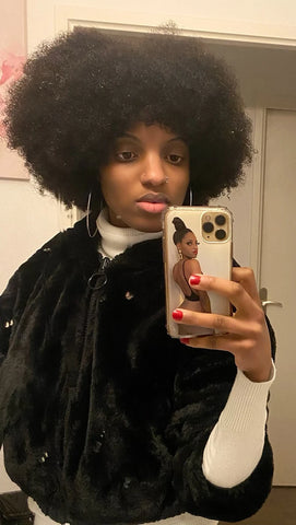 Image of Mongolian Afro Kinky Curly Human Hair Wigs Short Pixie Curl-FrenzyAfricanFashion.com