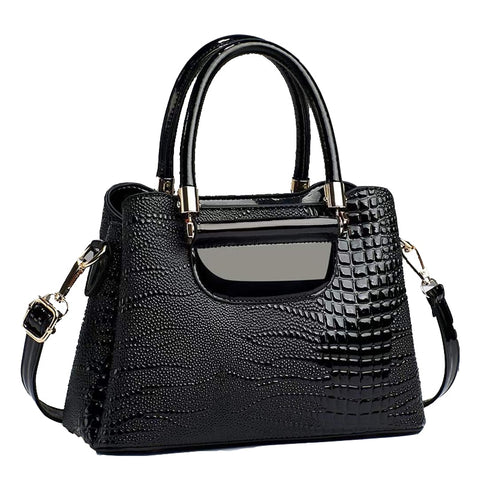 Image of Fashion Shoulder Bag For Women PU Leather Handbag Adjustable Shoulder Strap Large Capacity Tote Messenger Bag-FrenzyAfricanFashion.com